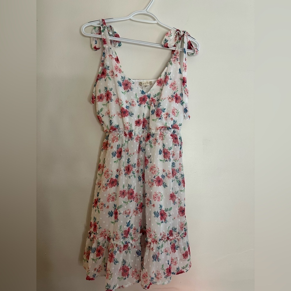Altar'd State Floral V-Neck Dress